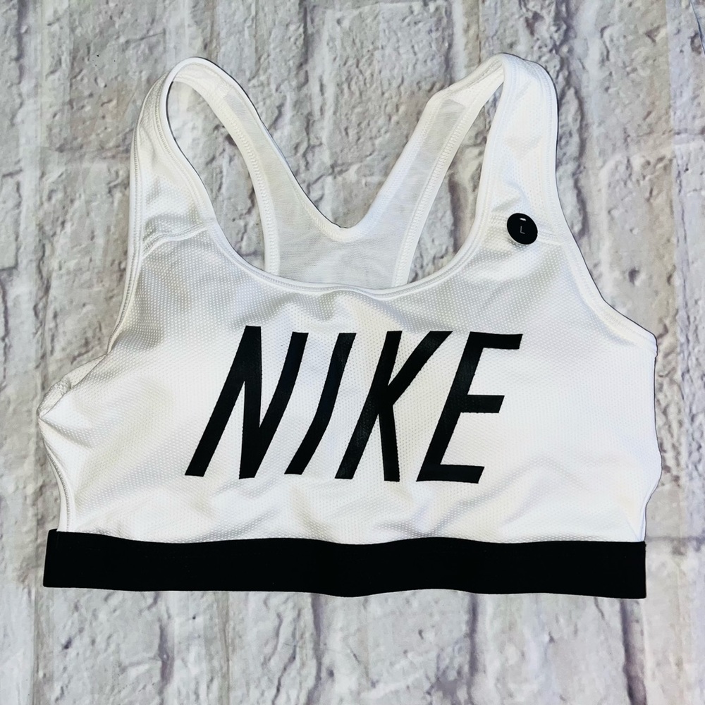 NIKE Sports Bra Classic Logo sz L NWT
